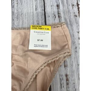 Charter Club Intimates Medium Chai Tan, Nude Core Panty Tabl